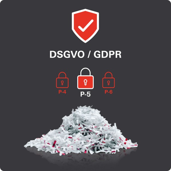 Шредер HSM SECURIO P44i P-5 с отделен модул за унищожаване на CD/DVD