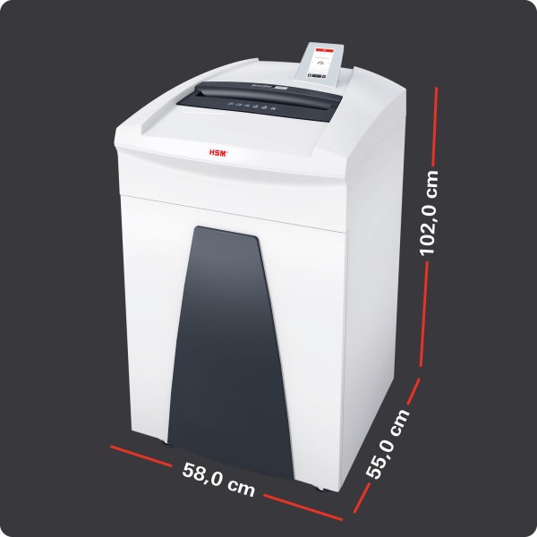 Шредер HSM SECURIO P40i P-5 с отделен модул за унищожаване на CD/DVD