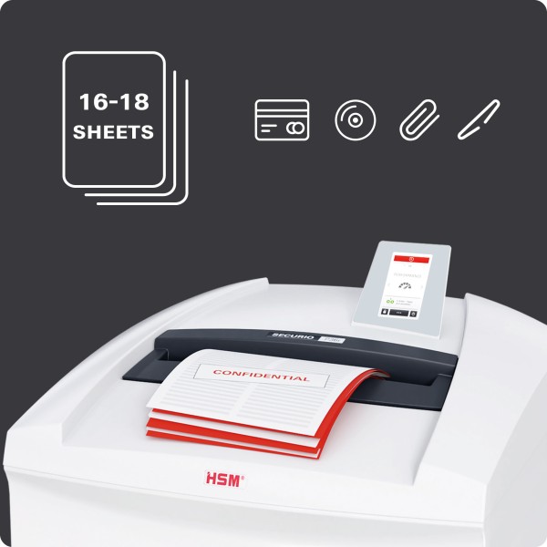 Шредер HSM SECURIO P36i P-5