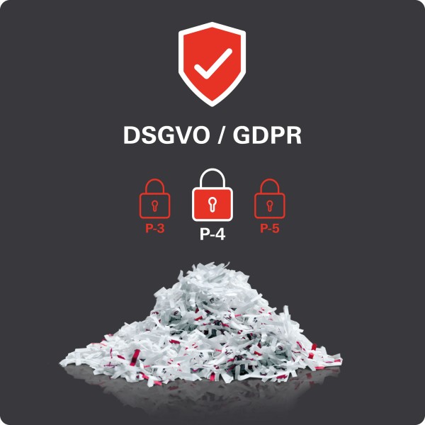 Шредер HSM SECURIO P36i P-4 с отделен модул за унищожаване на CD/DVD