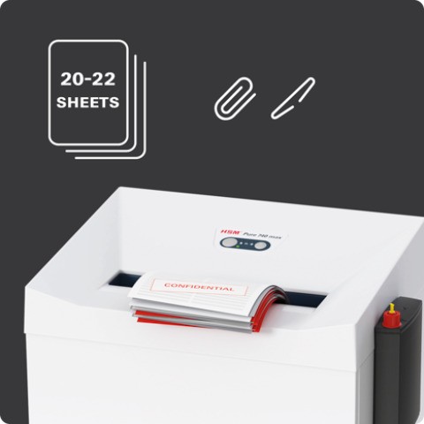 Шредер HSM Pure 740 max P-4 с автоматично смазване