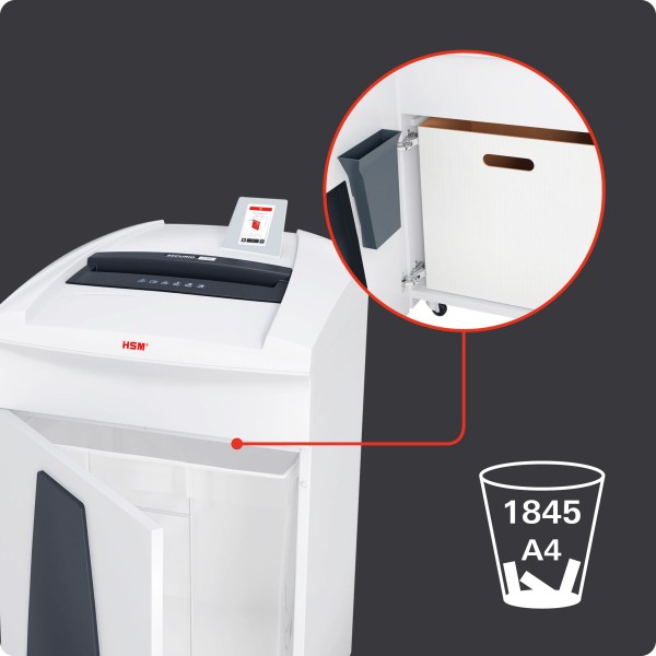 Шредер HSM SECURIO P36i P-5 с отделен модул за унищожаване на CD/DVD